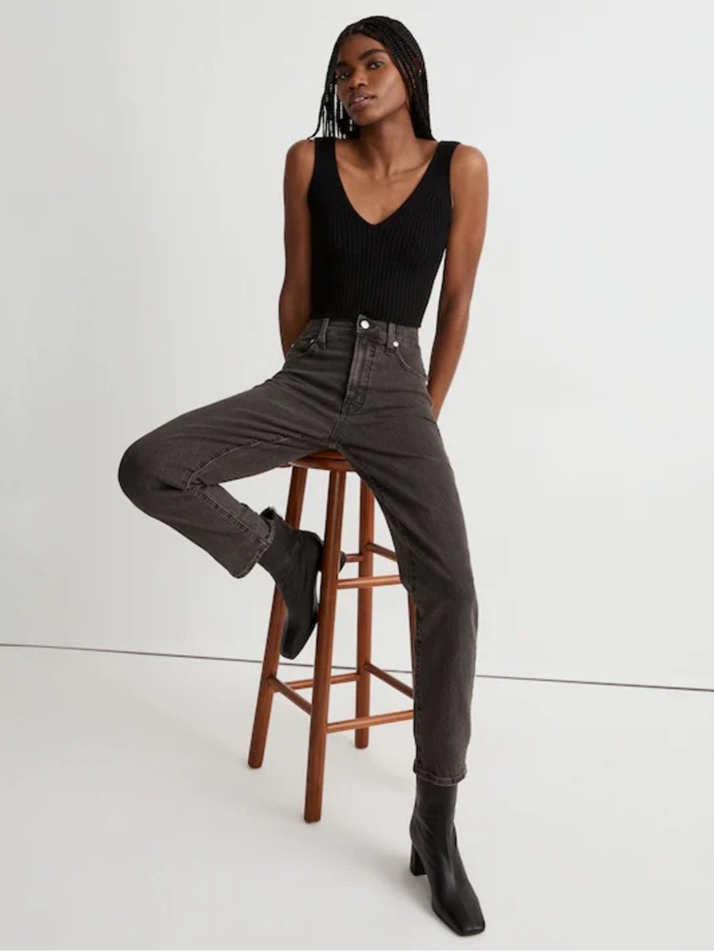 Madewell The Perfect Vintage Jean In Lunar Wash.